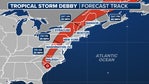 Debby tracker: Path through NYC tomorrow, storm timeline, tornado threat