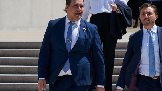 George Santos defends social media rants ahead of sentencing in NY fraud case