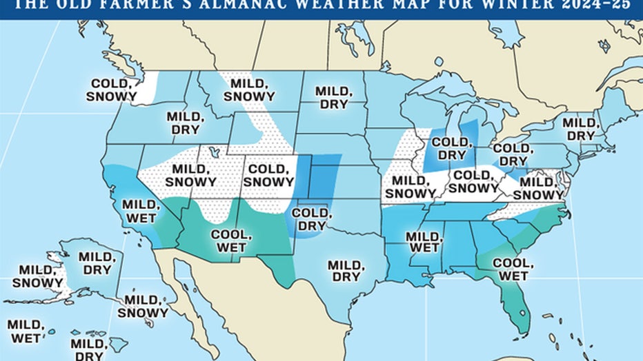 Winter 202425 snow forecast NOAA, top almanacs predict season for NYC