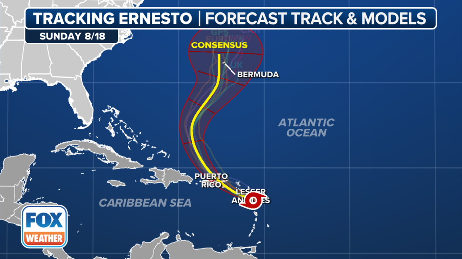 Tropical Storm Ernesto Track: Will NYC See Any Impacts? | FOX 5 New York