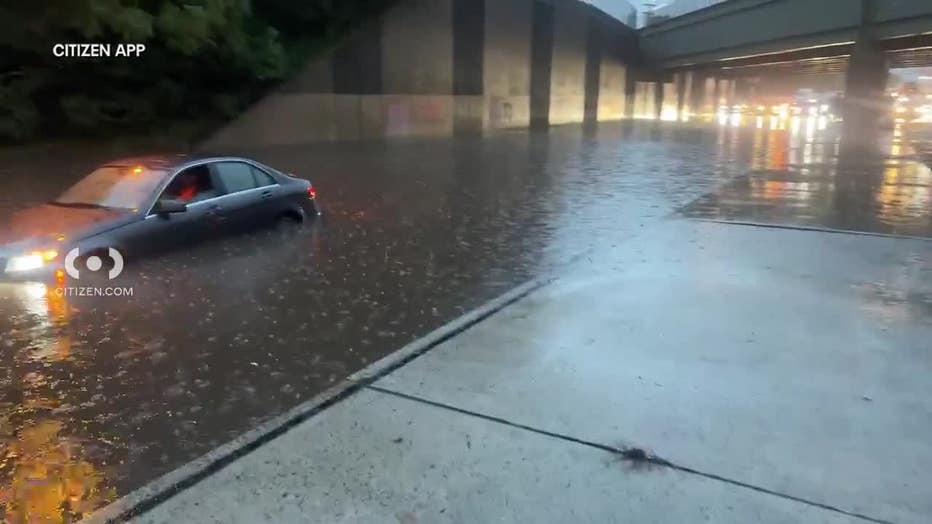 Flooding in NYC and NJ