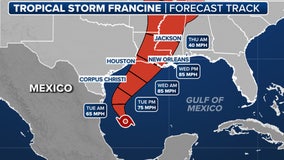 Tropical Storm Francine path: Where is the storm headed?