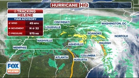 Live Helene tracker, updated storm path