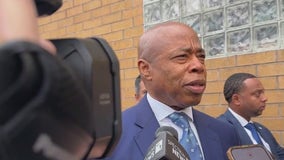 NYC Mayor Eric Adams attends church in Queens day after arraignment