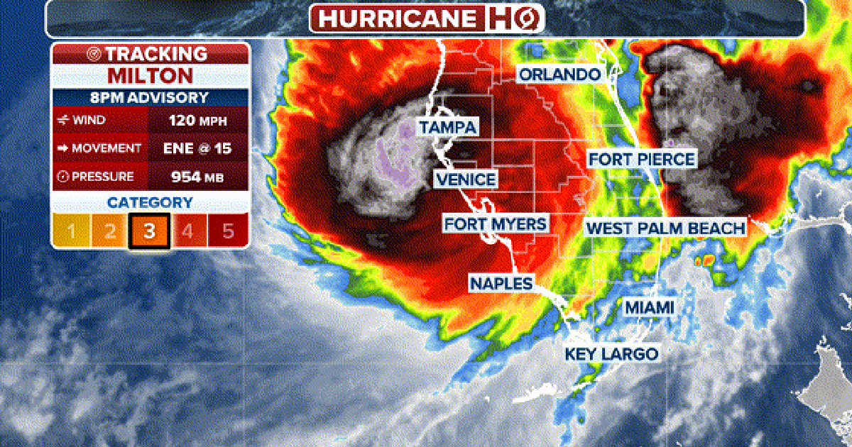 Watch Live Coverage of Hurricane Milton from Tampa Bay | FOX 5 New York