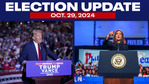 2024 election update: Trump faces MSG backlash, Harris caught on hot mic, latest polls | Oct. 29