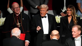 Al Smith Catholic charity dinner: Trump's remarks, Harris' absence, other highlights