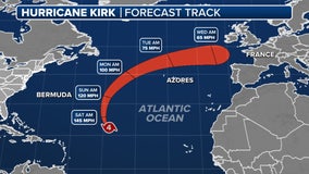 Hurricane Kirk to miss NYC area, but still have some impacts: LIVE updates