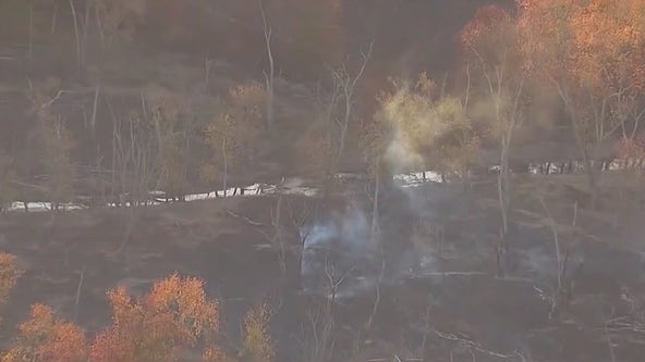 NJ wildfire 90% contained, but significant rainfall needed to fully extinguish blaze: Officials