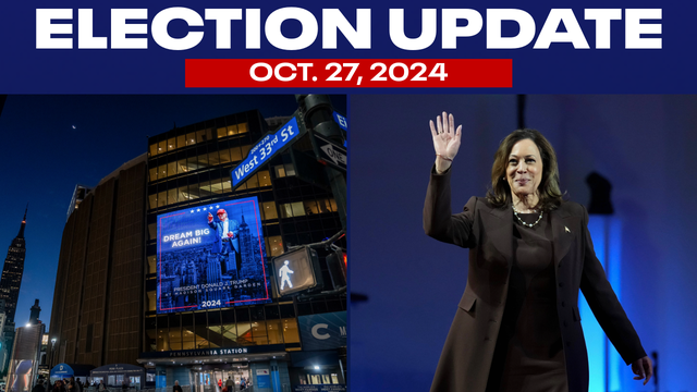 2024 election update: Trump to host rally at MSG, Harris in Philadelphia, latest polls | Oct. 27