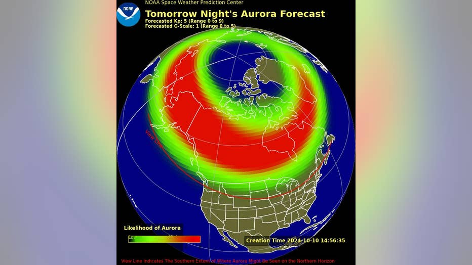 Northern Lights tracker for NY, NJ Will the aurora borealis be visible
