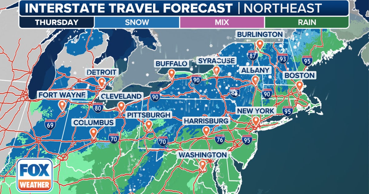 NY Thanksgiving winter storm: Timing, NYC impacts and snow forecast ...
