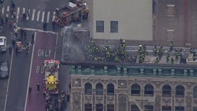 Large fire breaks out on SoHo rooftop