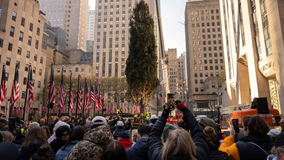 Rockefeller Center Christmas Tree arrives in New York City