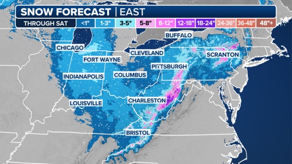 Winter storm, snow, wind threaten NY, NJ Thanksgiving travel | Weather forecast