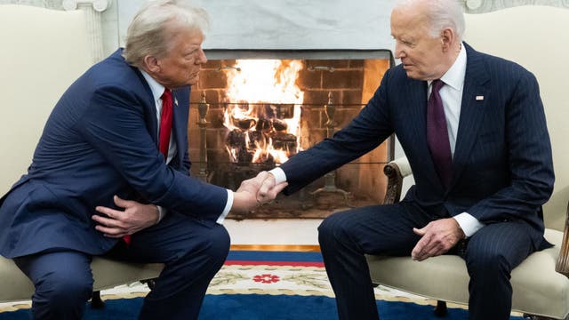 Trump, Biden meet in Oval Office: ‘Welcome back’