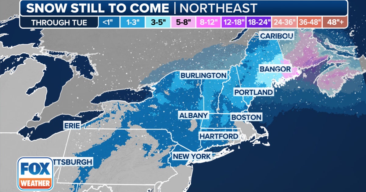 Another round of snow hits NYC on Christmas Eve: What to expect next ...