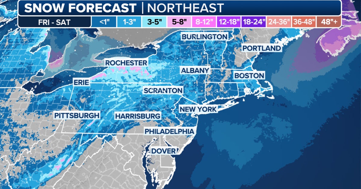 Here's how much snow is expected in NYC this weekend | FOX 5 New York