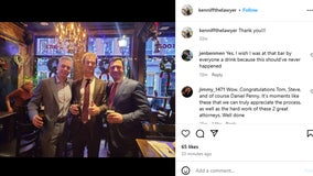 Daniel Penny celebrates not guilty verdict at NYC bar: 'It feels great'