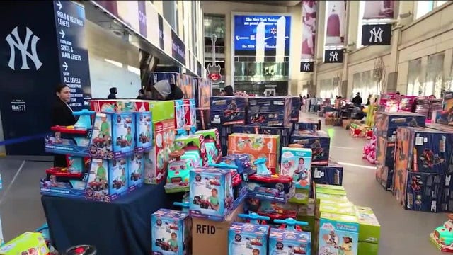 Yankee Stadium's annual winter wonderland brings joy to NYC children and families