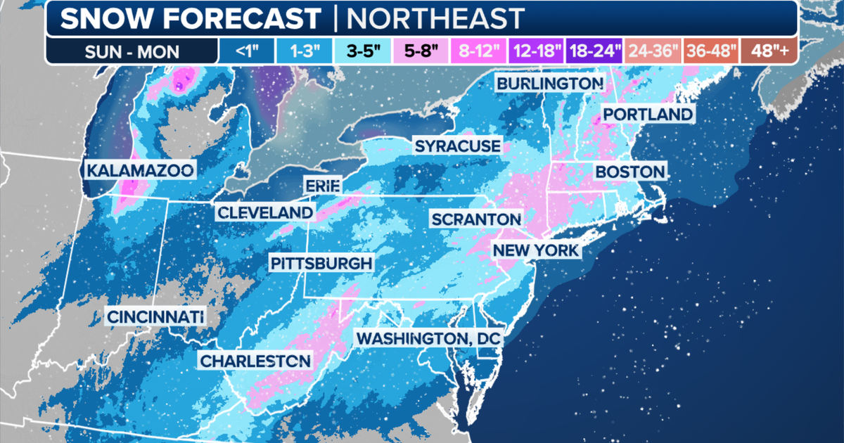 NYC winter storm snow forecast: Time, how many inches | FOX 5 New York