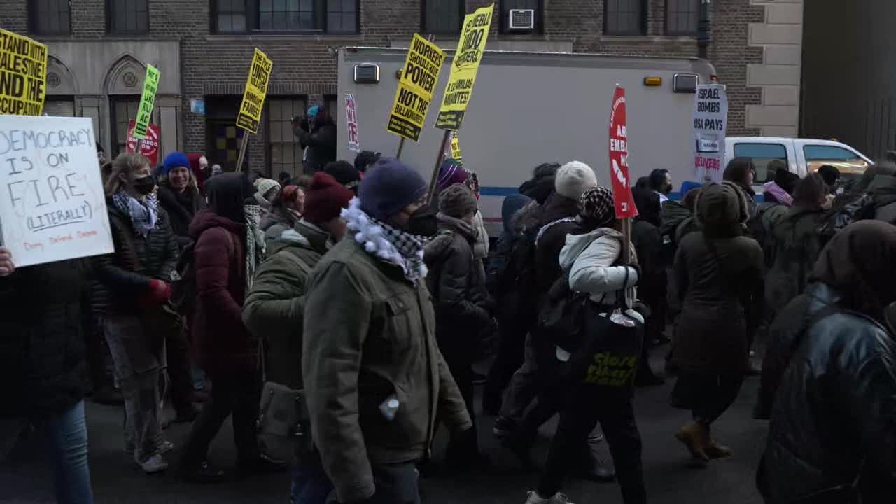 Massive Anti-Trump Protest Erupts in Manhattan on Inauguration Day!