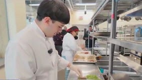 Students compete in new reality cooking show 'Newark Chops'