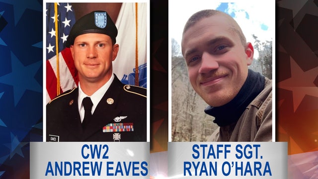 Army IDs soldiers killed in Black Hawk helicopter crash near DC