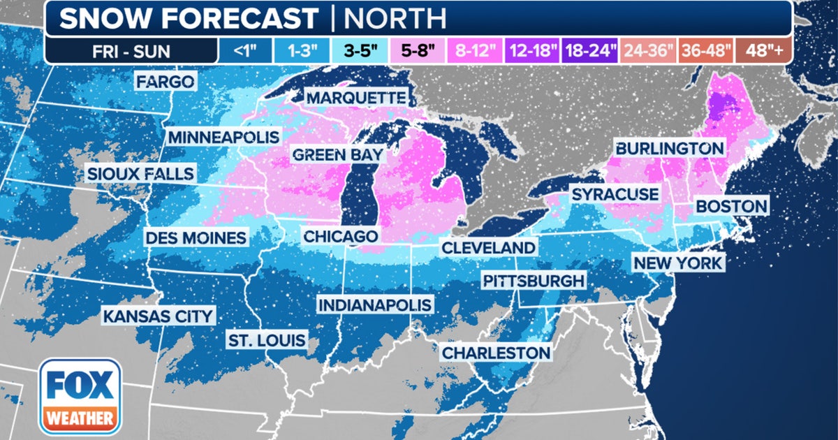 How many inches of snow to expect Saturday in NYC, NJ | FOX 5 New York