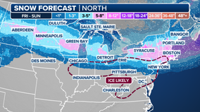 Weekend winter storm could dump 6+ inches of snow in NYC: Timing, how much to expect