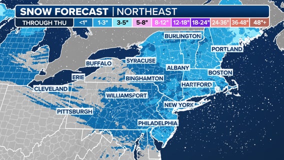 NYC ice storm forecast: Snow timeline, impacts for morning commute