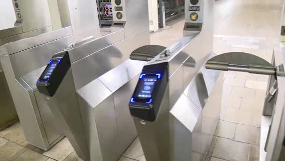 MTA installs turnstile metal shields at NYC subway station to combat fare evasion