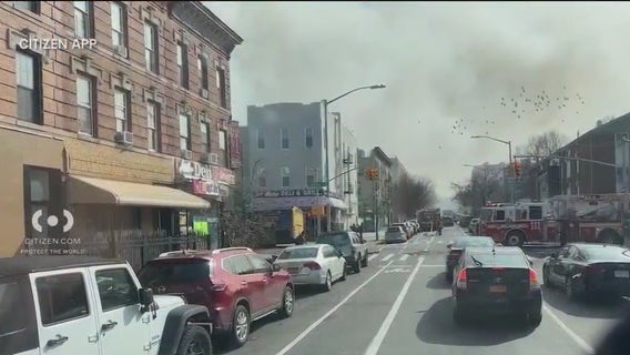 Massive fire breaks out at Brooklyn church; no injuries reported