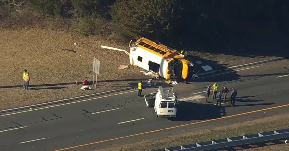 Bus crash near I-95 involving school bus | FOX 5 New York