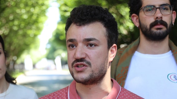 Columbia student Mahmoud Khalil appears in immigration court