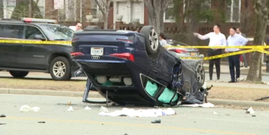 Driver strikes rideshare with mother, 3 children, then hits mom, 3 kids at crosswalk