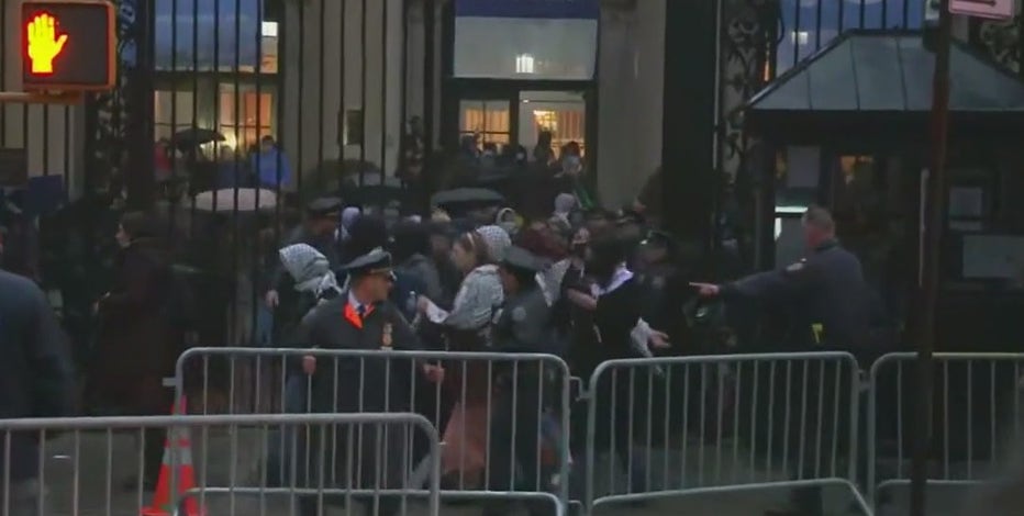 NYPD clears Barnard College library after pro-Palestine protesters occupy building