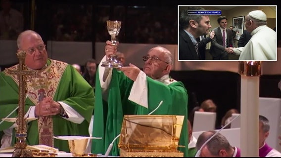 Flashback: When Pope Francis led a 2015 mass at Madison Square Garden