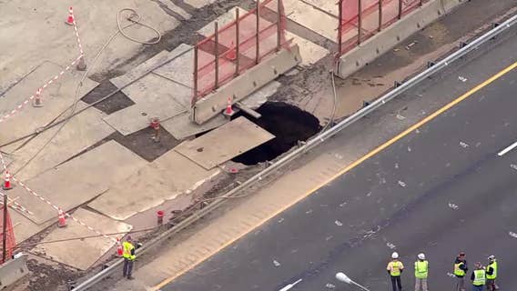 NJ sinkhole on Route 80 disrupting traffic, local businesses: 'We lose what we have'