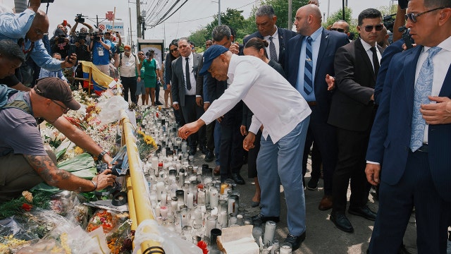 NYC Mayor Adams visits Dominican Republic roof collapse site