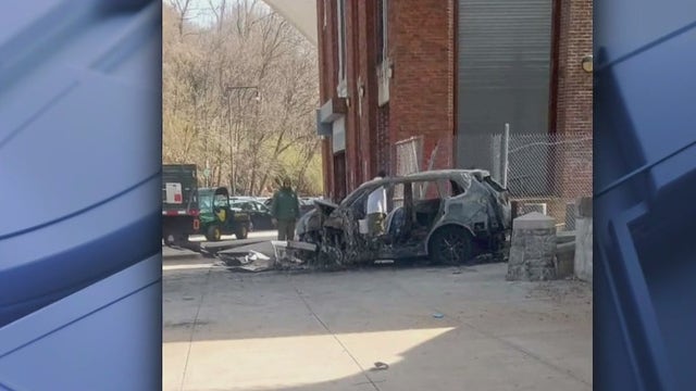 NYPD officers suspended after allegedly fleeing car chase that ended in fiery fatal crash
