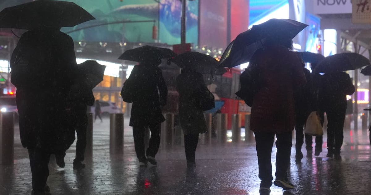 Flood watch in effect as heavy rain threatens NYC through Friday night ...