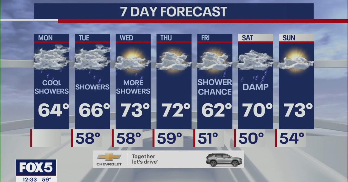 Showers and thunderstorms, localized flooding in NY | FOX 5 New York