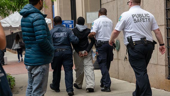 Dozens of pro-Palestinian protesters arrested after storming Columbia Univ. library