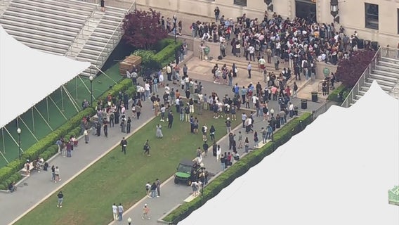 Over 65 Columbia University students suspended on interim basis