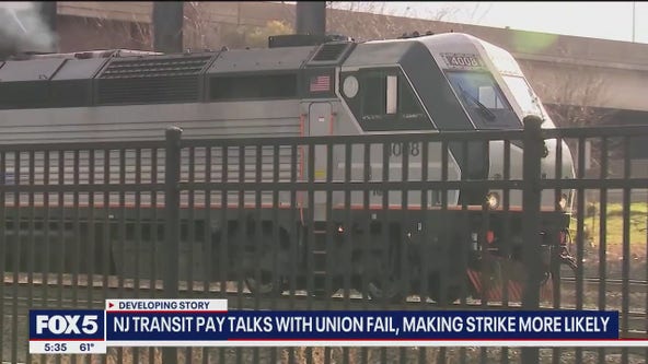 NJ Transit strike 'likely,' pay talks fail