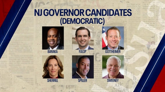 Who is ahead in the NJ governor race on primary election day?