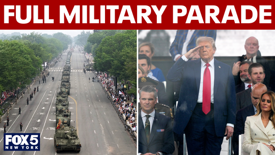Watch Pres. Trump's entire military parade for Army's 250th anniversary