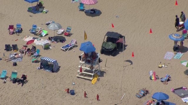 Lifeguard impaled by umbrella at Jersey Shore