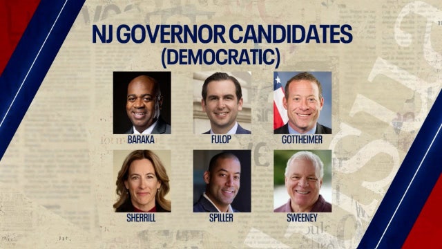Who is ahead in the NJ governor race on primary election day?